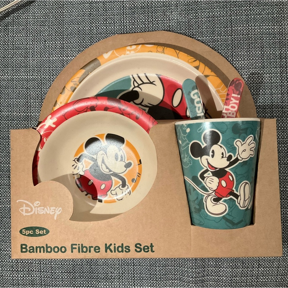 Disney Mickey Mouse Fibre kids Dinnerware Dish set